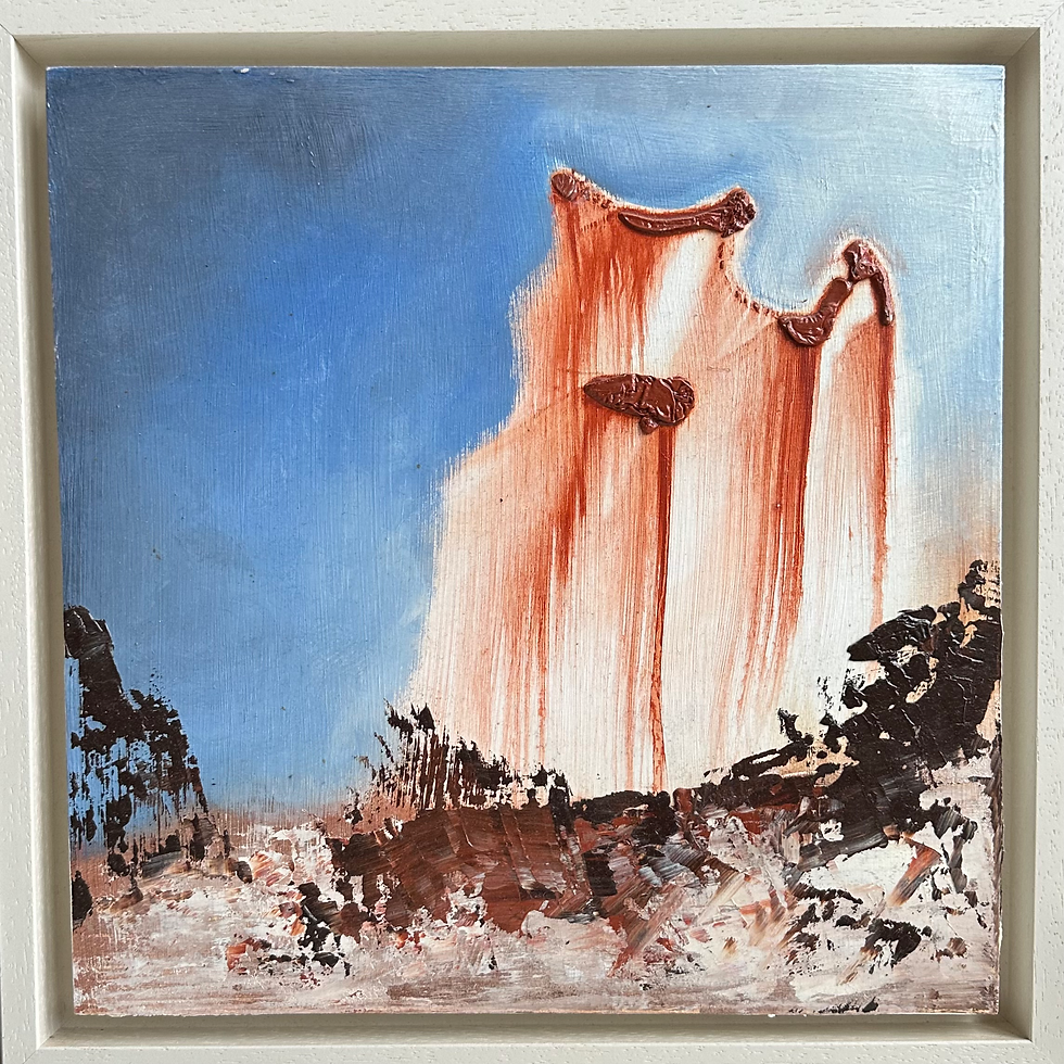 Thumbnail: ‘Lava’ - original oil painting - framed