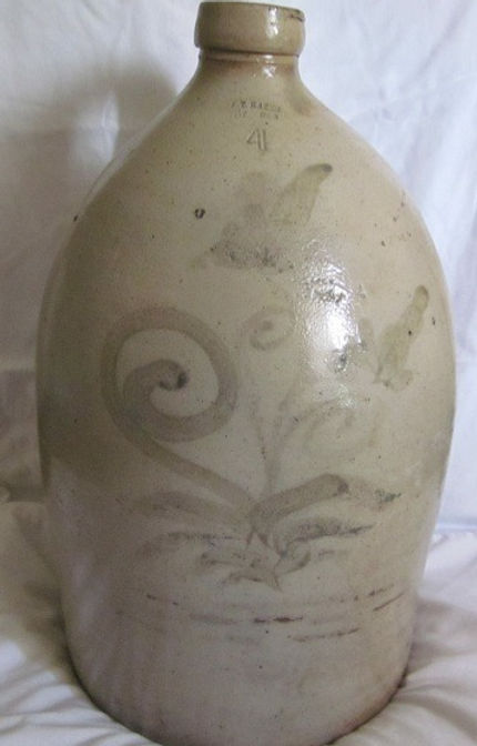j t hazen st johns stoneware jug