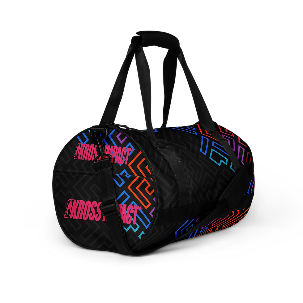 Miniatura: Neon Geo gym bag