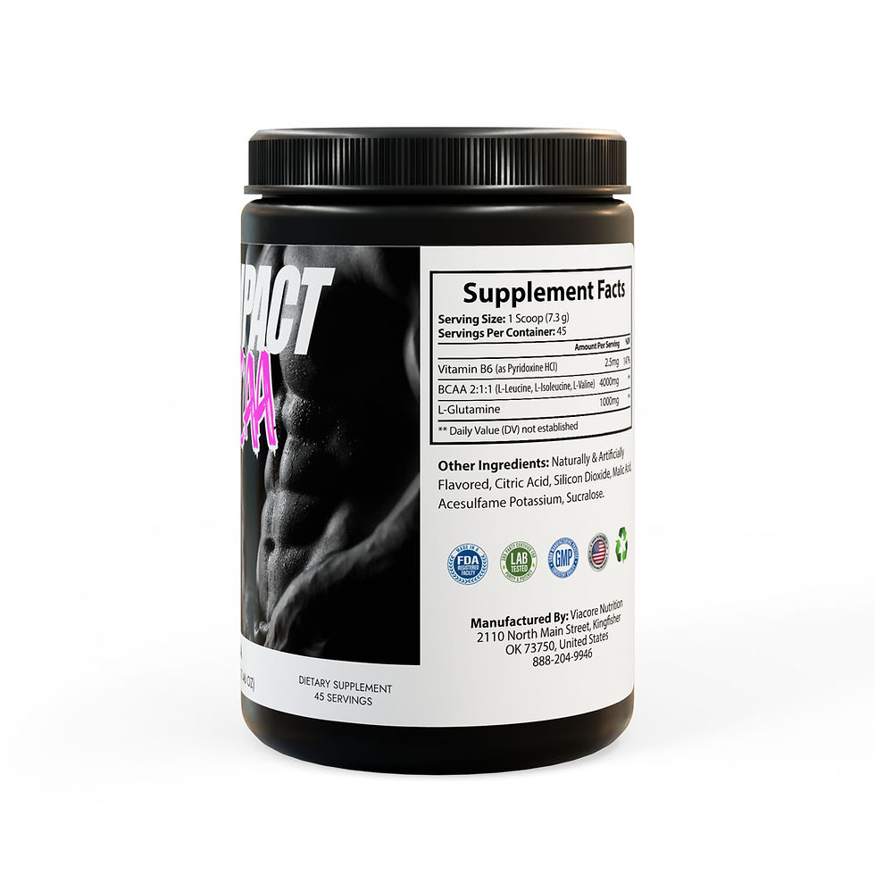 Miniatura: KROSS IMPACT® BCAA Supplement, Watermelon (325g, 11.46oz, 45 servings)