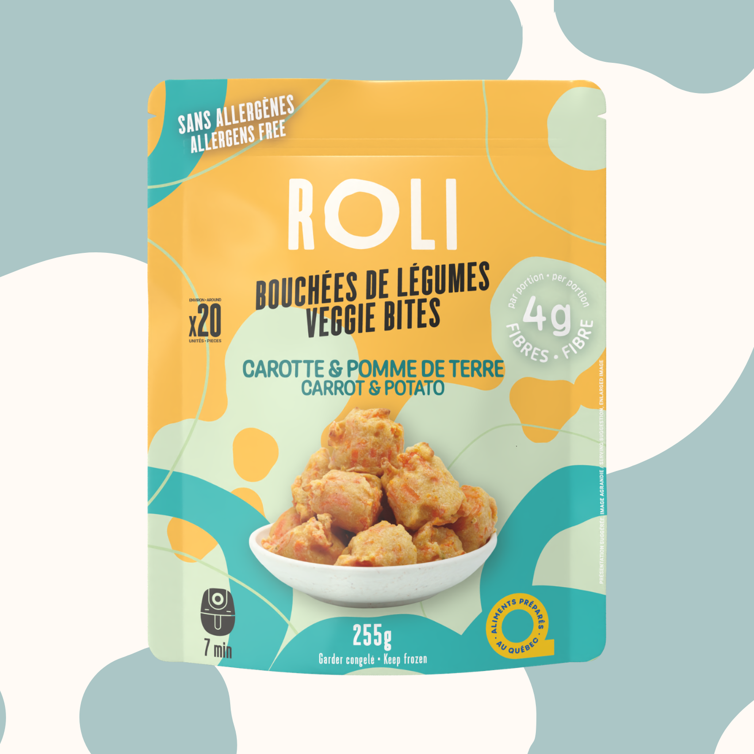 Bouchées de légumes - Carotte & Pomme de terre