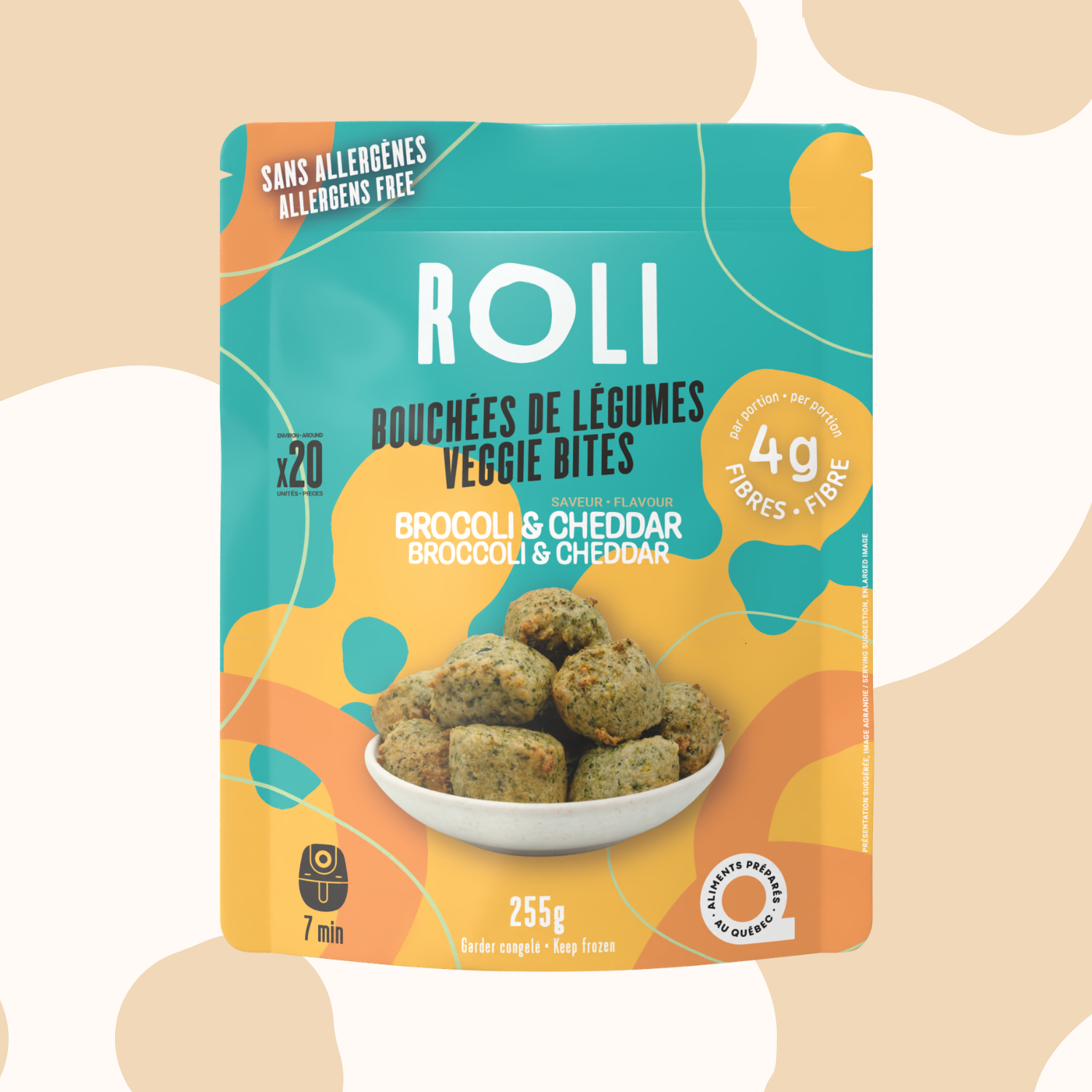 Bouchées de légumes Brocoli & Cheddar