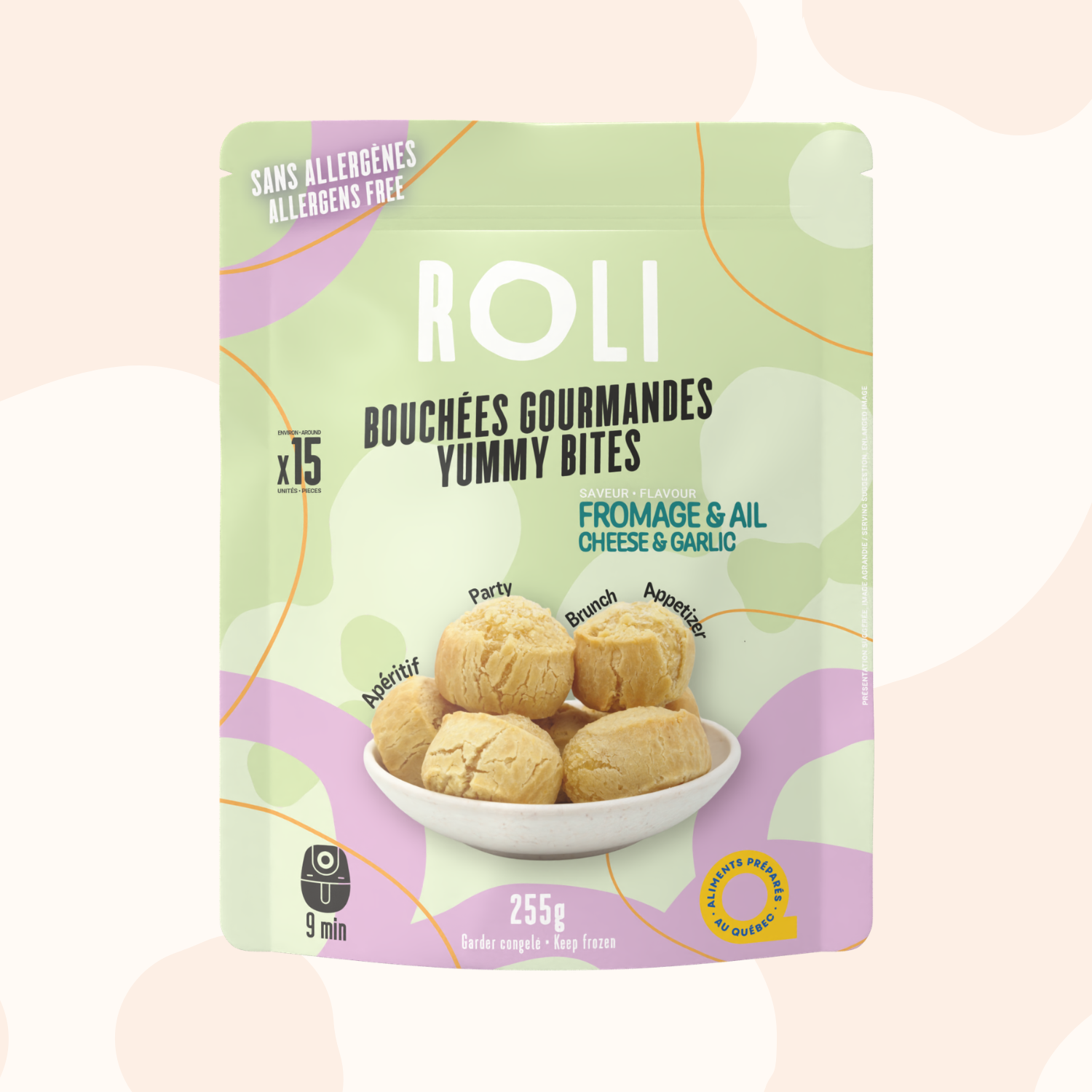 Bouchées gourmandes saveur Fromage & Ail