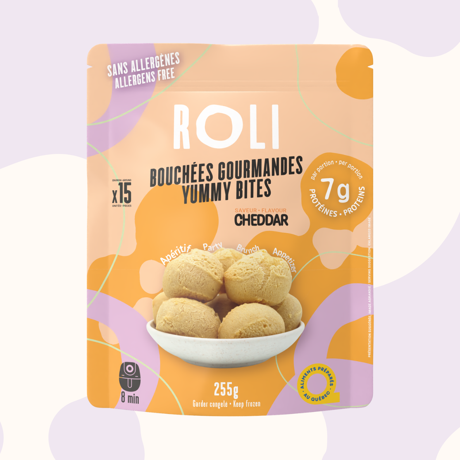 Bouchées gourmandes saveur Cheddar