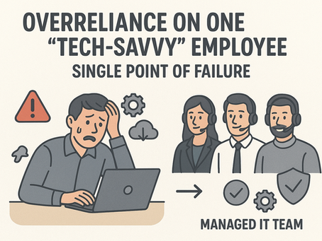 Overreliance on a Single “Tech-Savvy” Employee