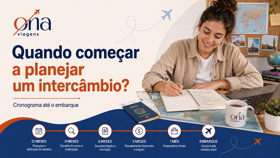 Quando começar a planejar um intercâmbio? Cronograma até o embarque