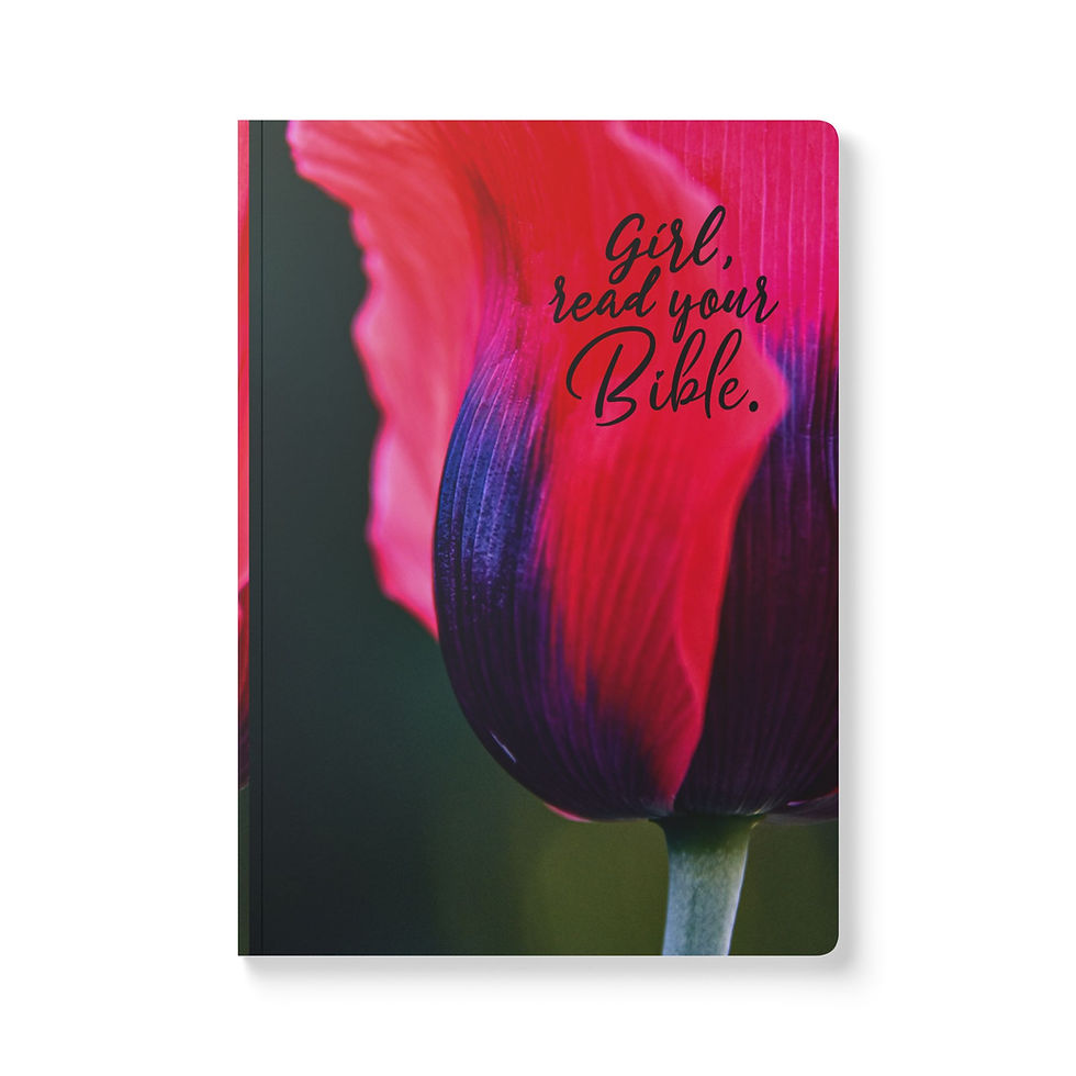 Thumbnail: Girl read your Bible - ReThink ReLeaf Journal 
