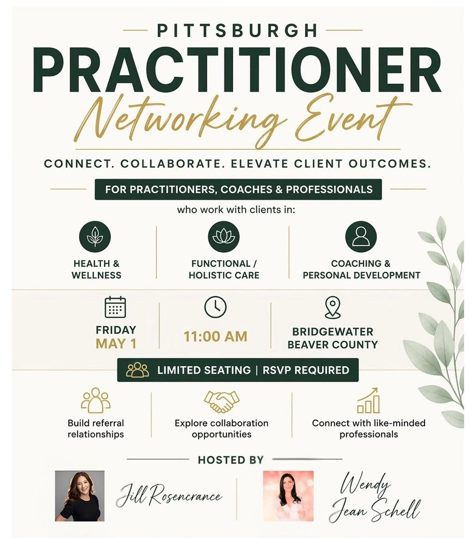 Pittsburgh Practitioners: This Is for You