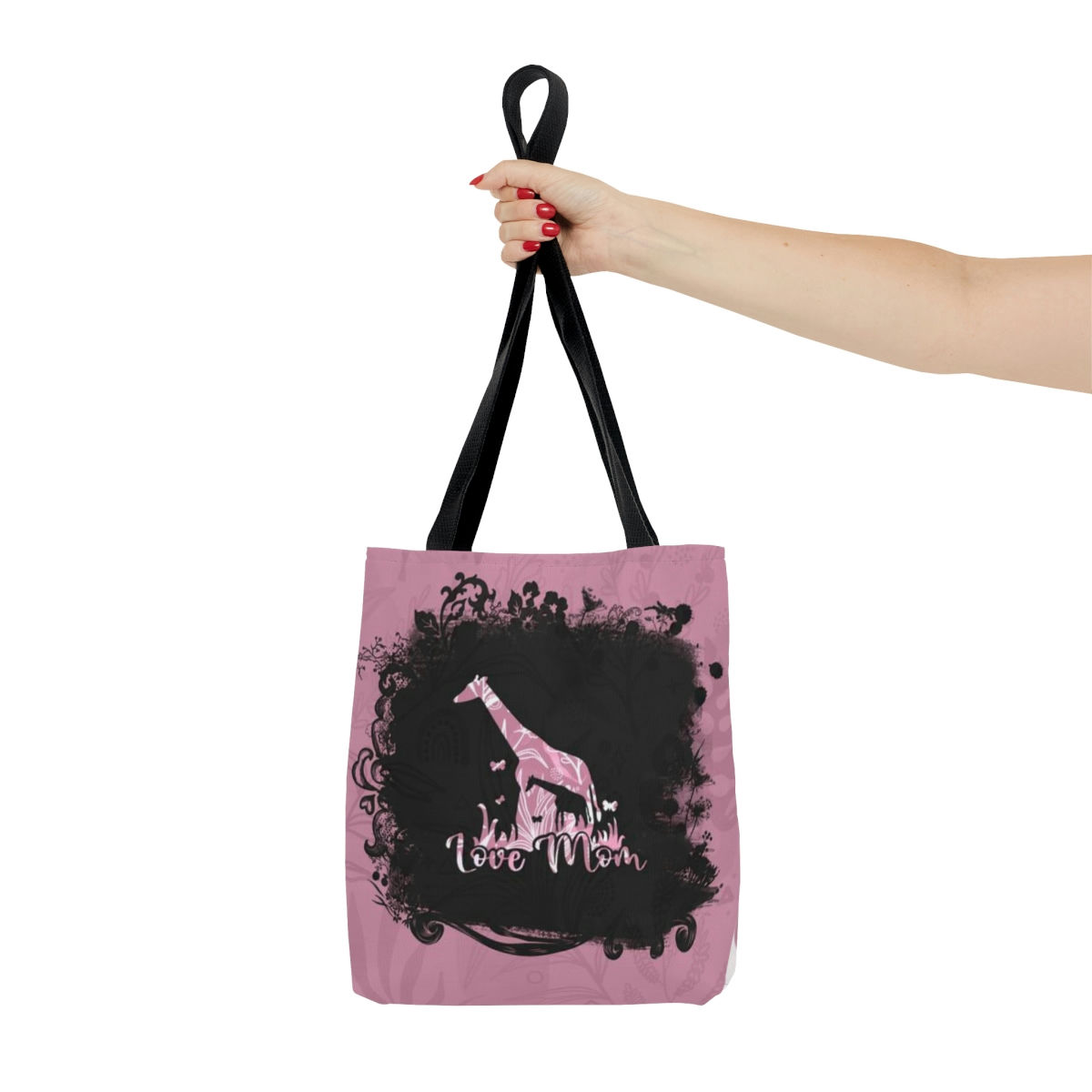 Giraffe Love Mom Tote