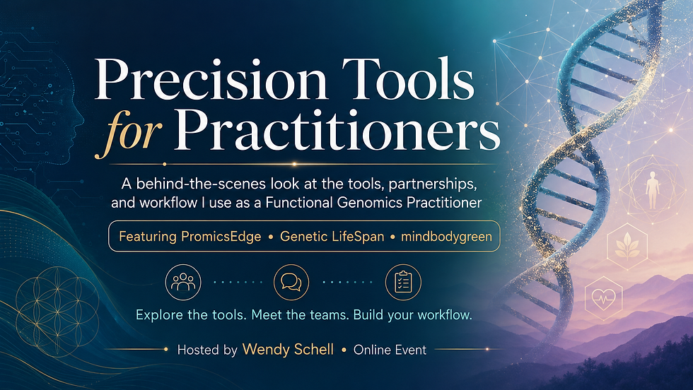 Inside My Precision Practice: Genetics, Longevity + Implementation