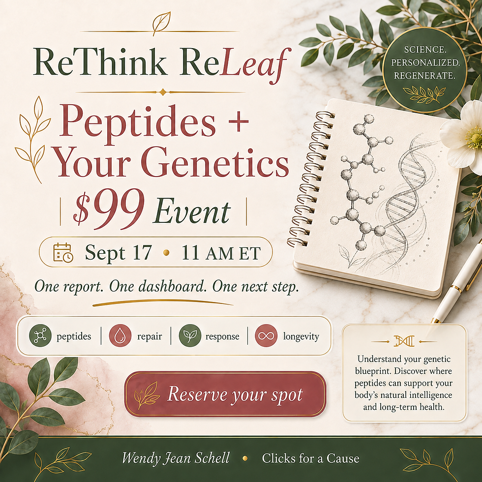 ReThink ReLeaf: Peptides + Your Genetics — What Might Your DNA Say About Response?