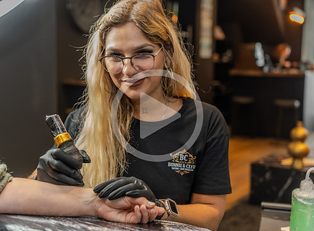 Fa tattoo Bonnie & Clyde