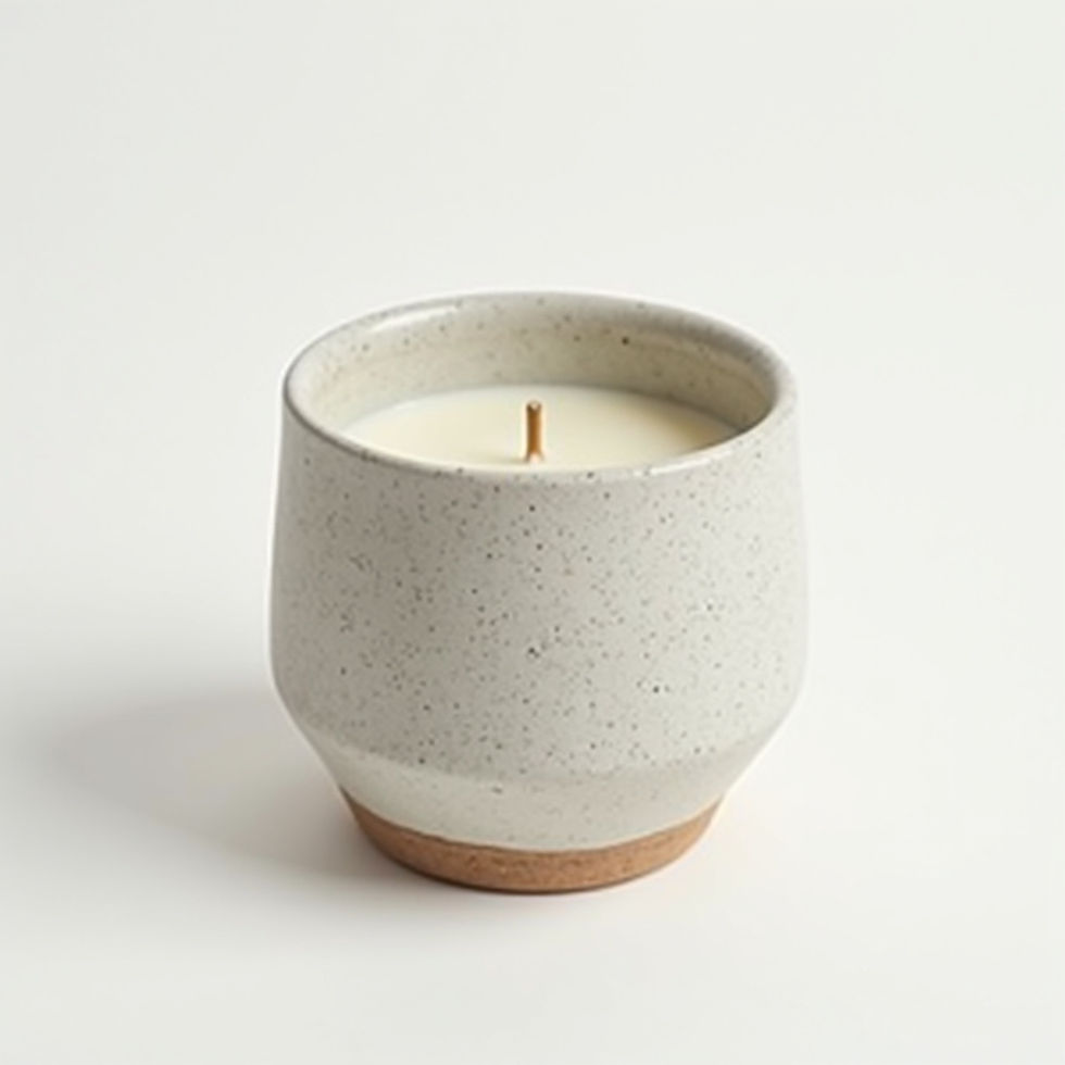 Artisan Ceramic Candle