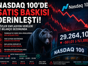 Nasdaq 100'de Satış Baskısı Derinleşti: Gözler Enflasyon Verileri ve Bilanço Sezonunda