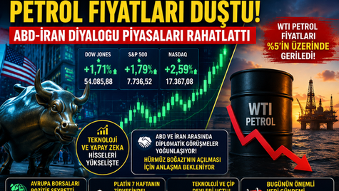 Borsalarda Rekor Serisi Devam Ediyor: Petrol Fiyatlari Diplomatik Gelismelerle Geriledi