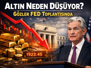 Altın Neden Düşüyor? Gözler Federal Reserve Toplantısında