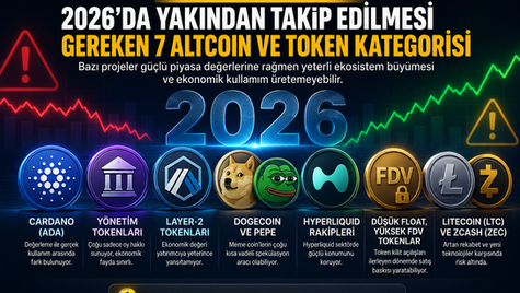 2026'da Yakından Takip Edilmesi Gereken 7 Altcoin ve Token Kategorisi