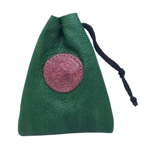Thumbnail: Handmade leather coin pouch
