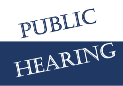 PUBLIC HEARING