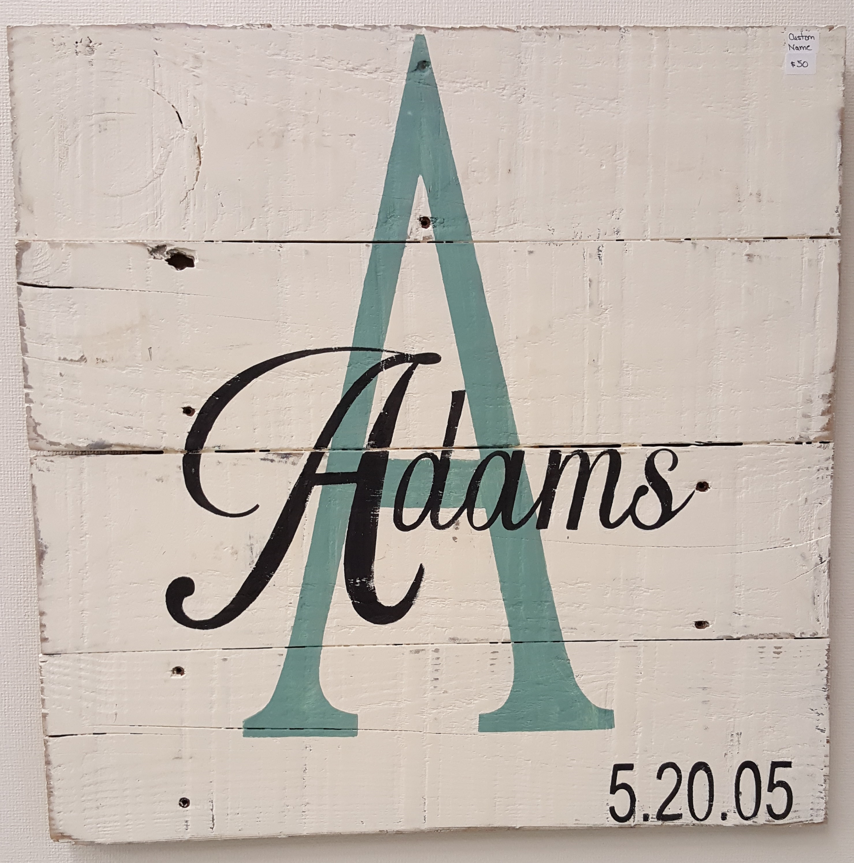 CUSTOM NAME SIGN