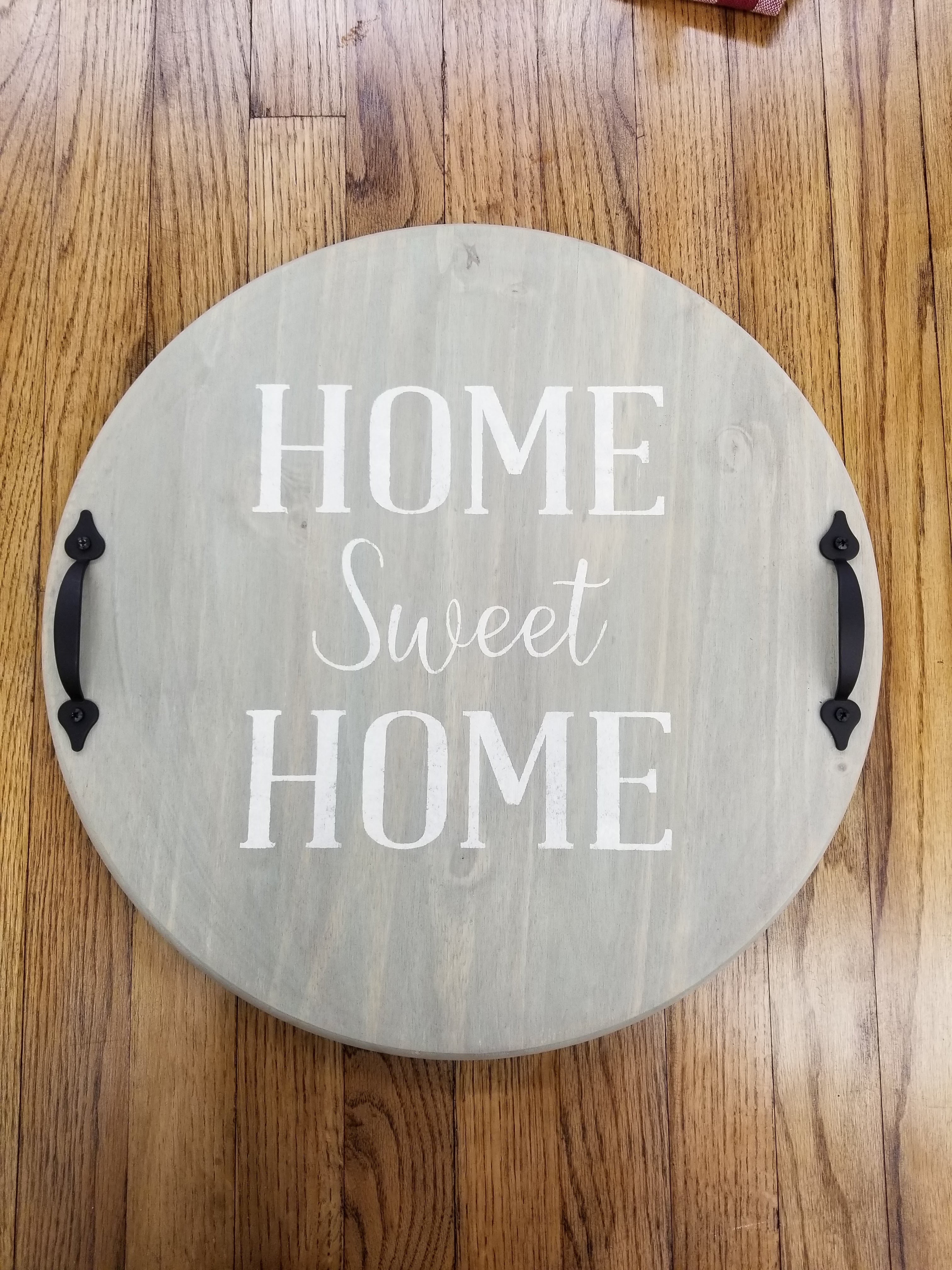 TRAY HOME SWEET HOME