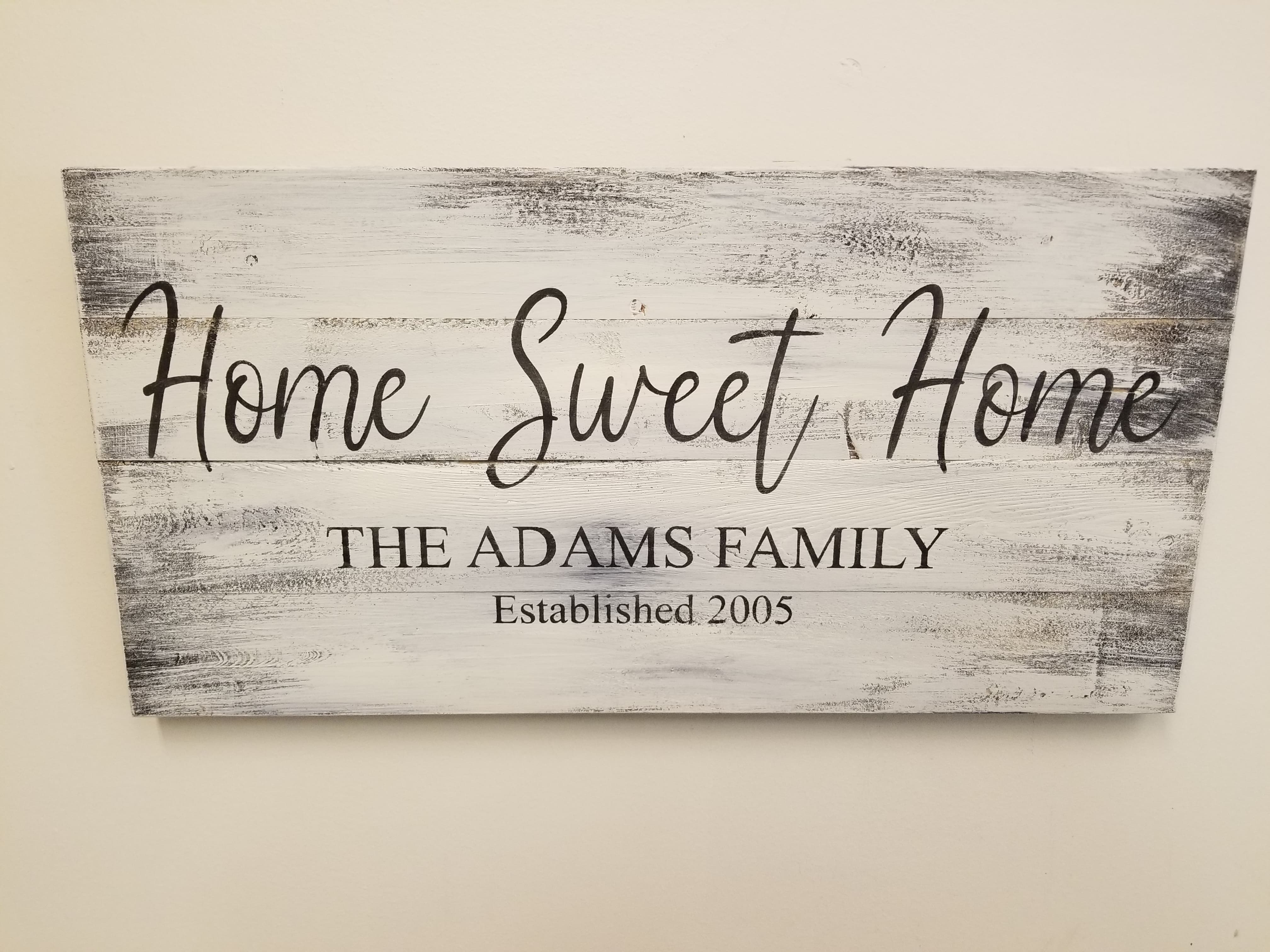Home Sweet Home/Personalized