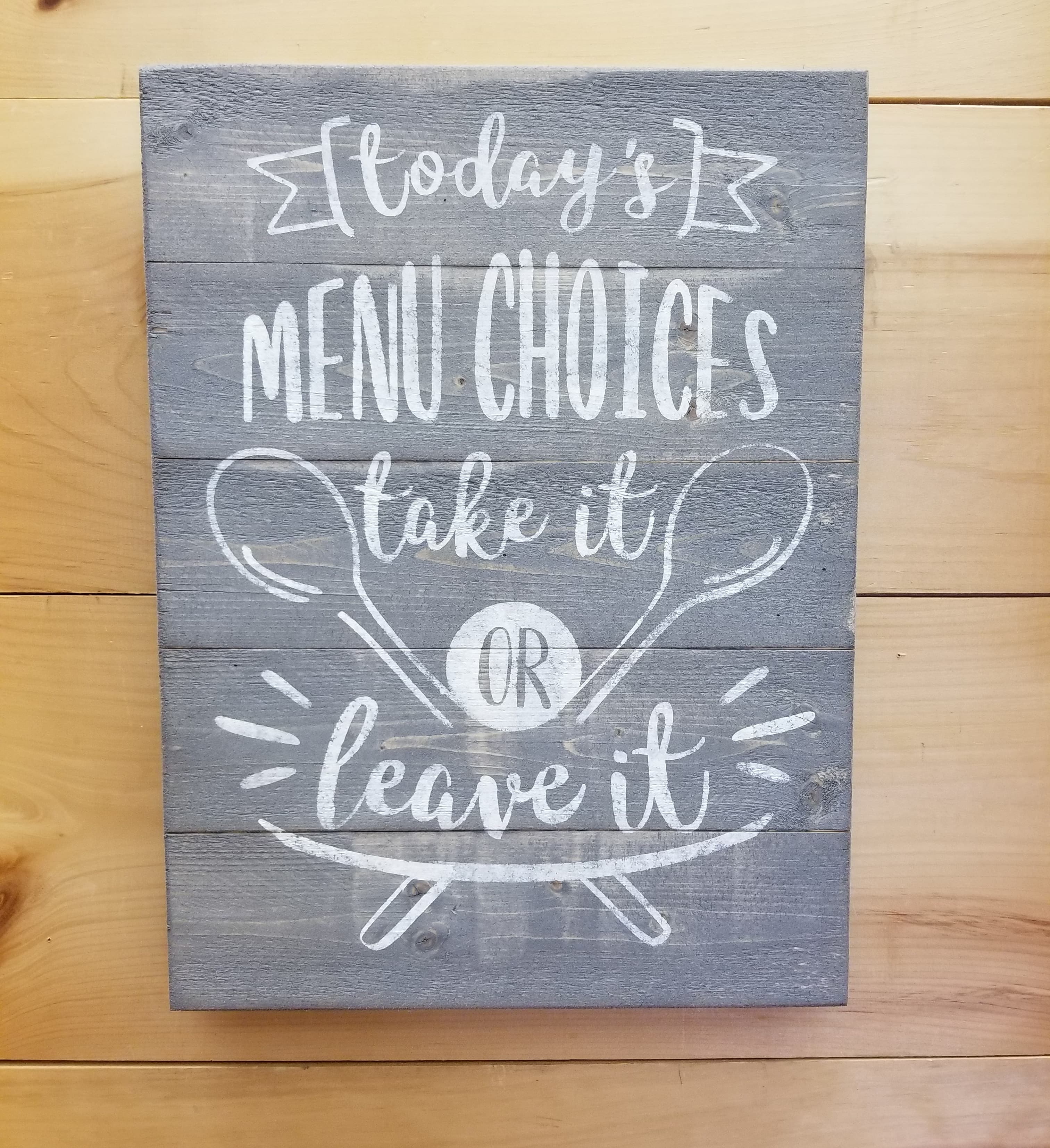 MENU CHOICES