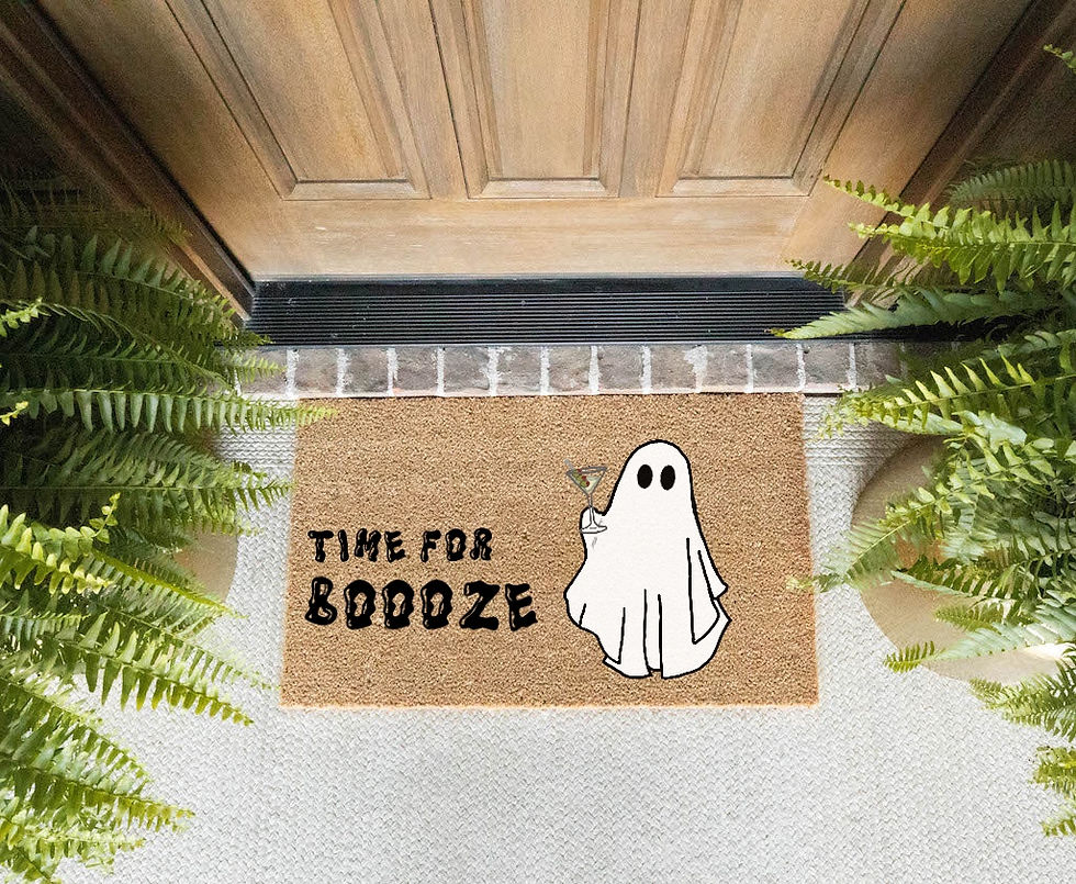 Custom Doormat Paint and Sip