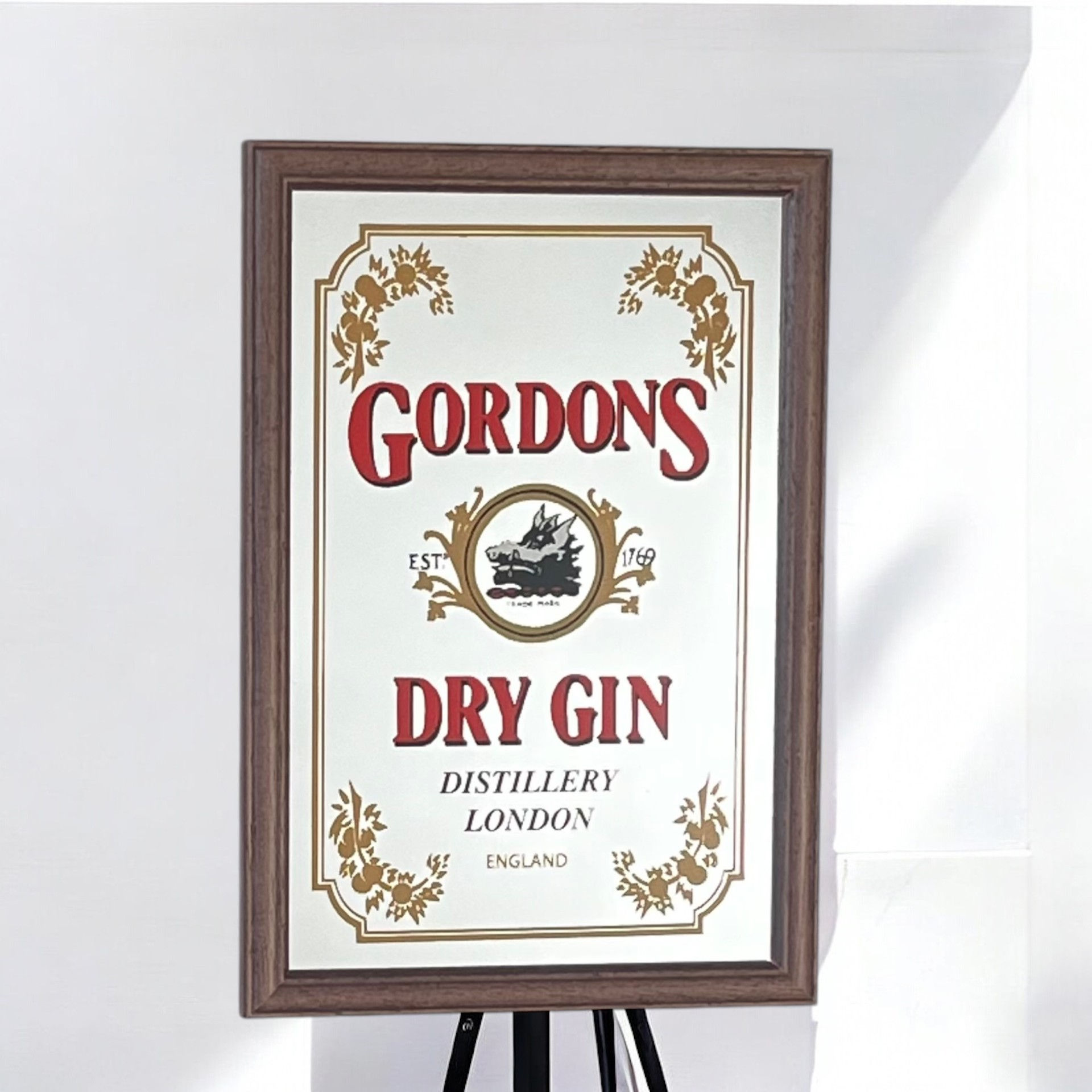 Gordons Dry Gin Style Large Mirror