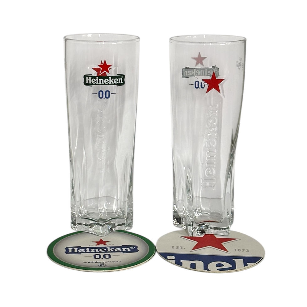 Thumbnail: Heineken Star 0.0 New Style Pint Glass x2