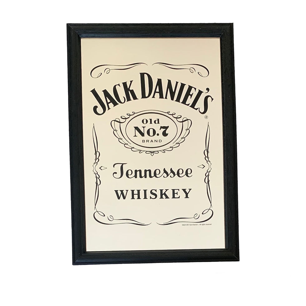 Thumbnail: Jack Daniels Clear Label Style Large Mirror