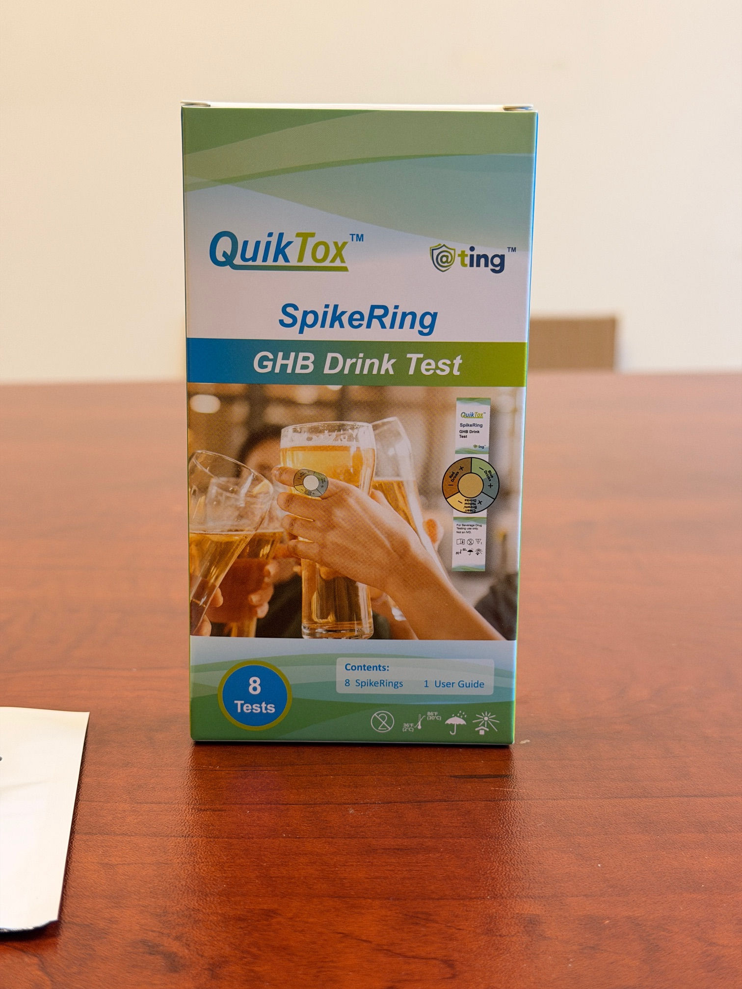 QuikTox™ SpikeRing – GHB Drink Test
