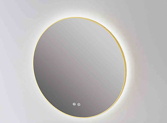 Brushed Brass Mirrors | Bathroom Mirrors