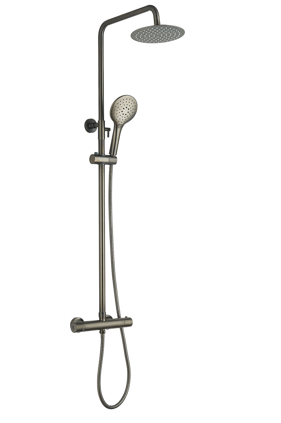 Gunmetal Exposed Dual Shower Valve
