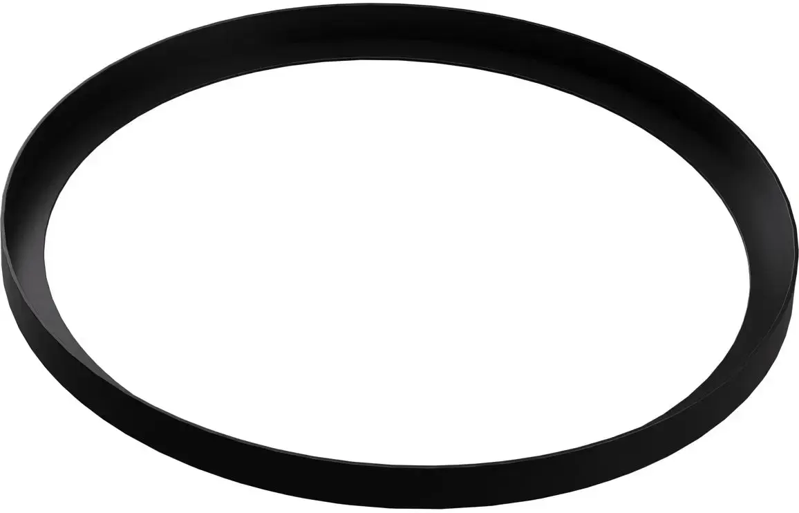 Abode Cava Round Basin Plinth - Matt Black