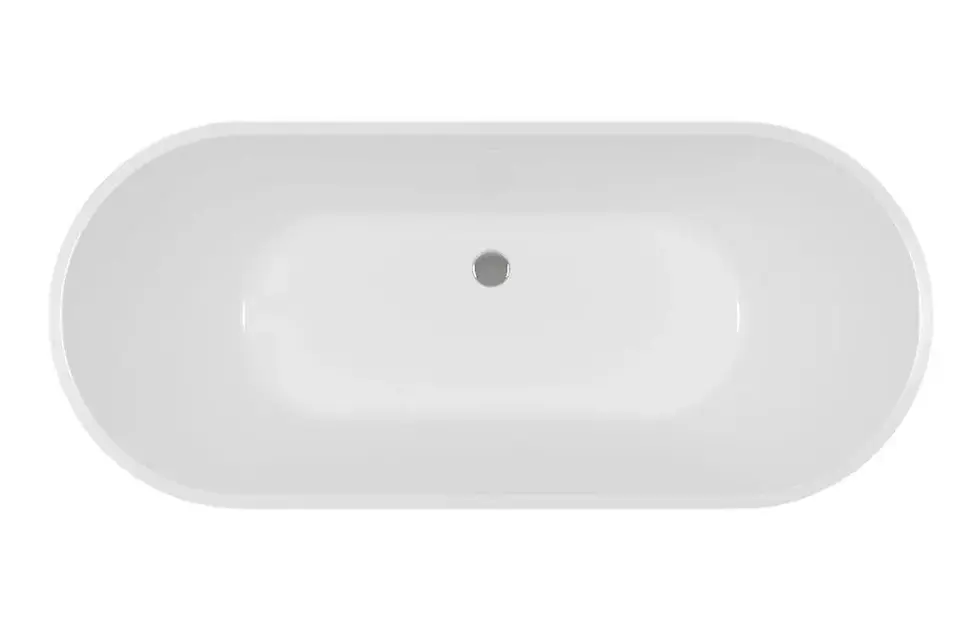 Thumbnail: Shine Fluted Free Standing 1700x750x570mm 0TH Bath