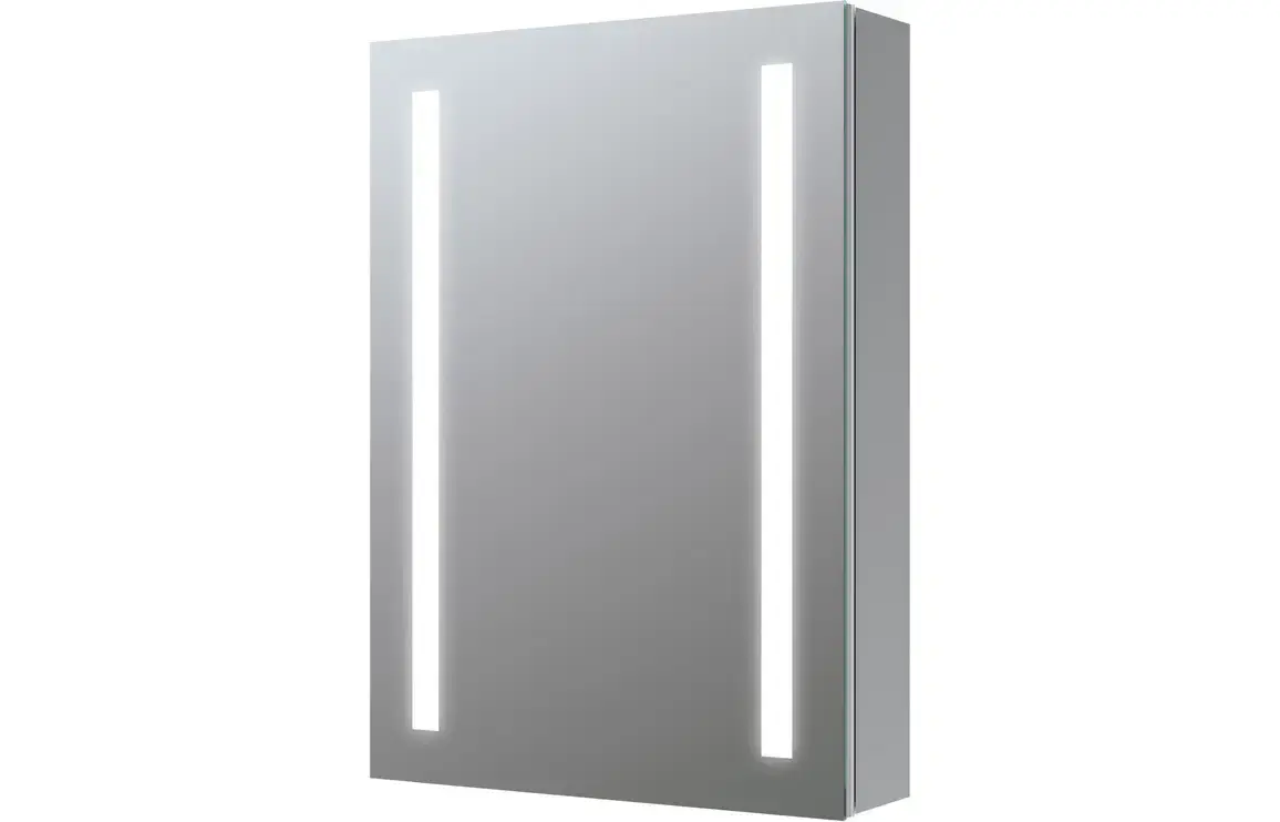 Sahara 500mm 1 Door Front-Lit LED Bathroom Mirror Cabinet