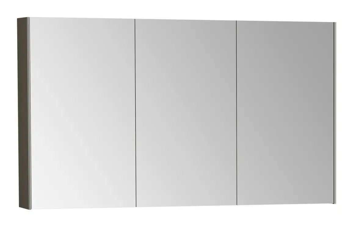 VitrA 1220x695mm Mirrored Cabinet - Brushed Chrome