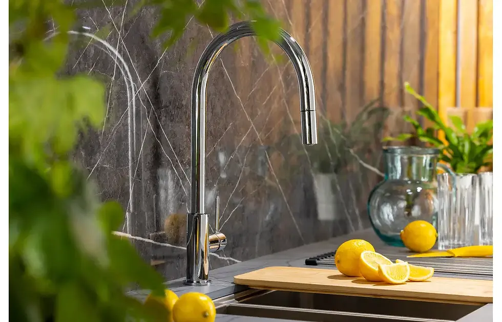 Thumbnail: Abode Althia Mixer Kitchen Tap w/Pull Out - Chrome