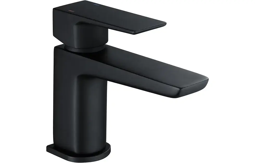 Thumbnail: Burnie Cloakroom Basin Mixer & Waste - Matt Black