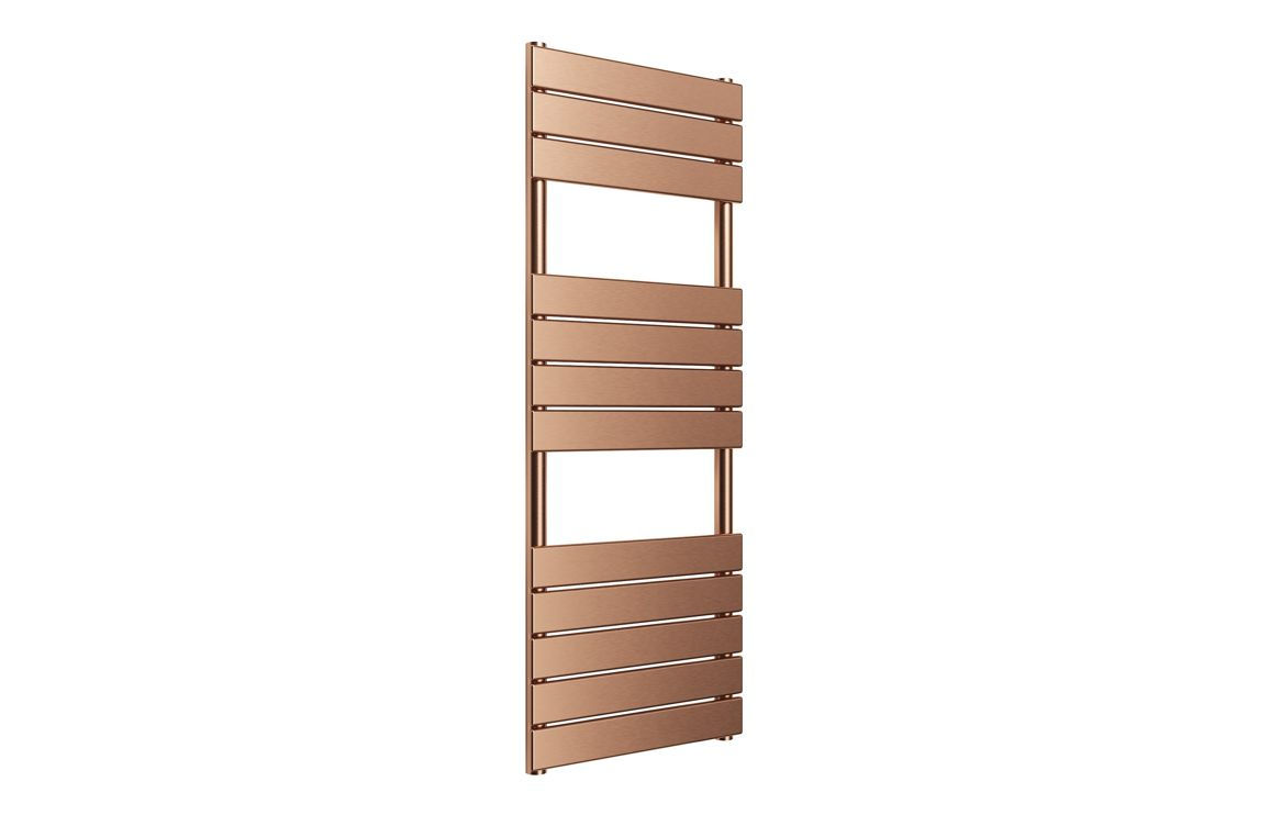 Toniq Square Ladder Radiator (500x1200x50mm) - Brushed Bronze
