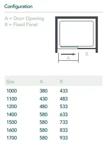 Thumbnail: Merlyn Ionic Express Sliding Shower Door 1200mm - Chrome