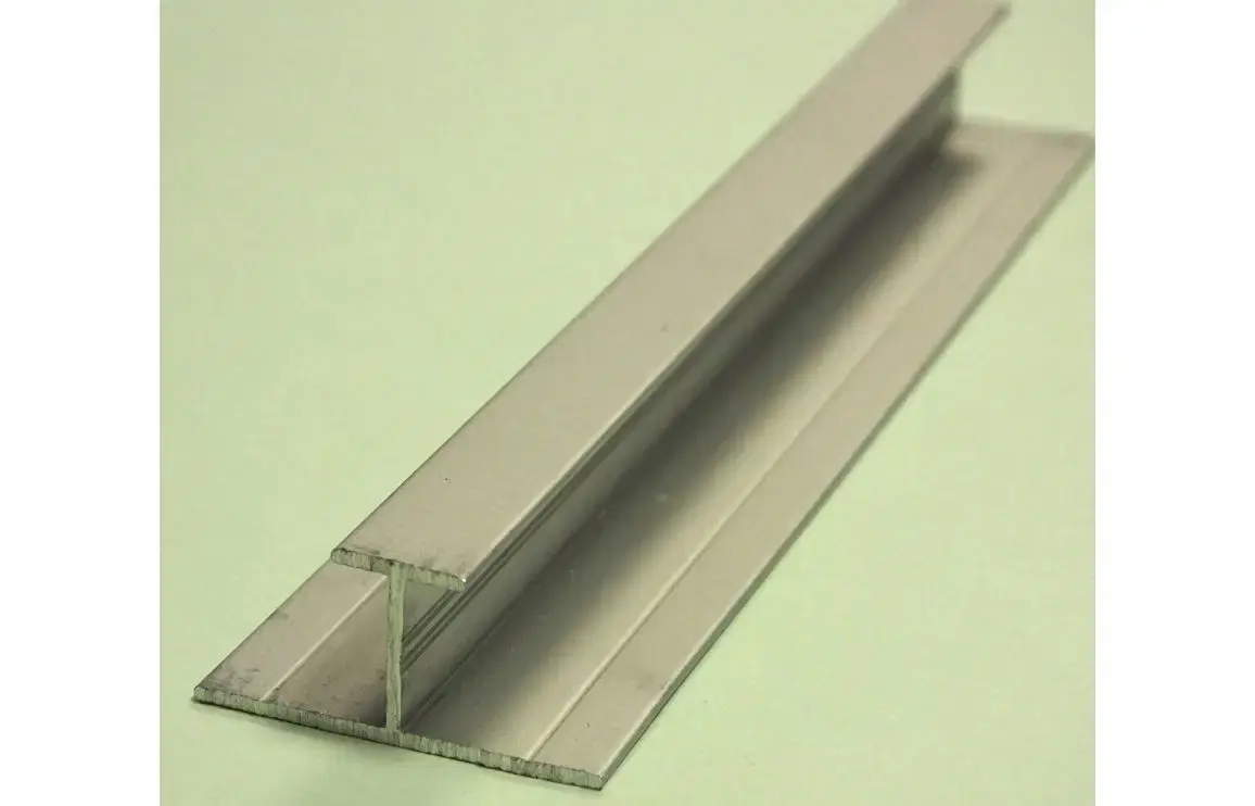 Fibo H-Shaped Stacking Profile 2.4m - Aluminium