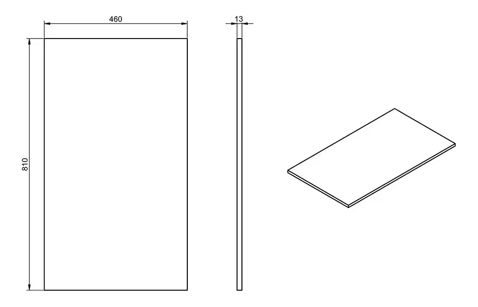 Thumbnail: Pulse 810mm Wall Hung 2 Drawer Basin Unit & Top - Matt White