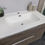 Thumbnail: Deco Solar 600/800/1000mm Wall Hung Vanity Unit with White Top Basin -Walnut