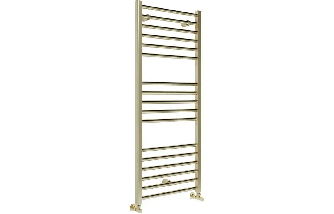 Gallway Straight 30mm Ladder Radiator (500x1200x30mm) - Brushed Brass