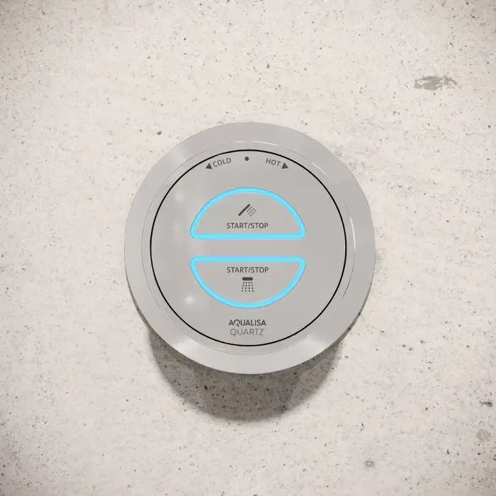 Thumbnail: Aqualisa Quartz Digital Shower with Adjustable Head & Overfow Bath Filler-Pumped