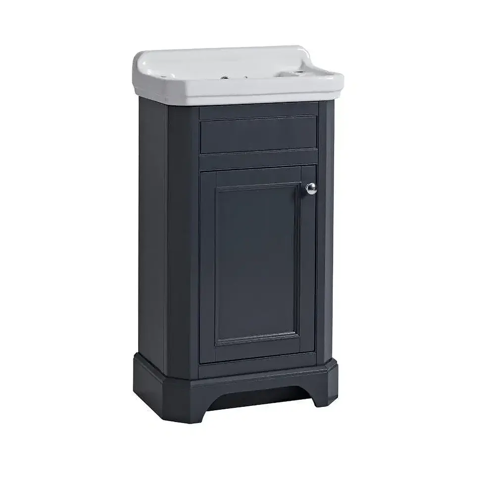 Thumbnail: Vitoria Cloakroom Vanity Unit - Matt Dark Grey
