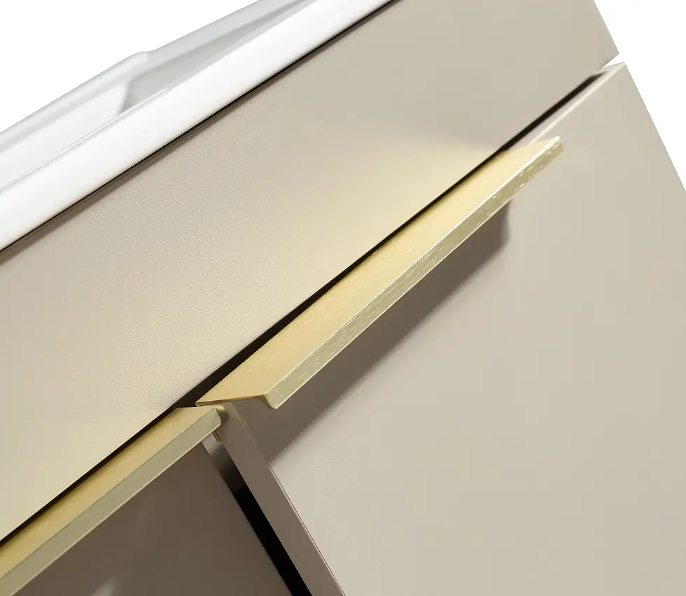 Thumbnail: Saturn Cabinet Handle - Brushed Brass