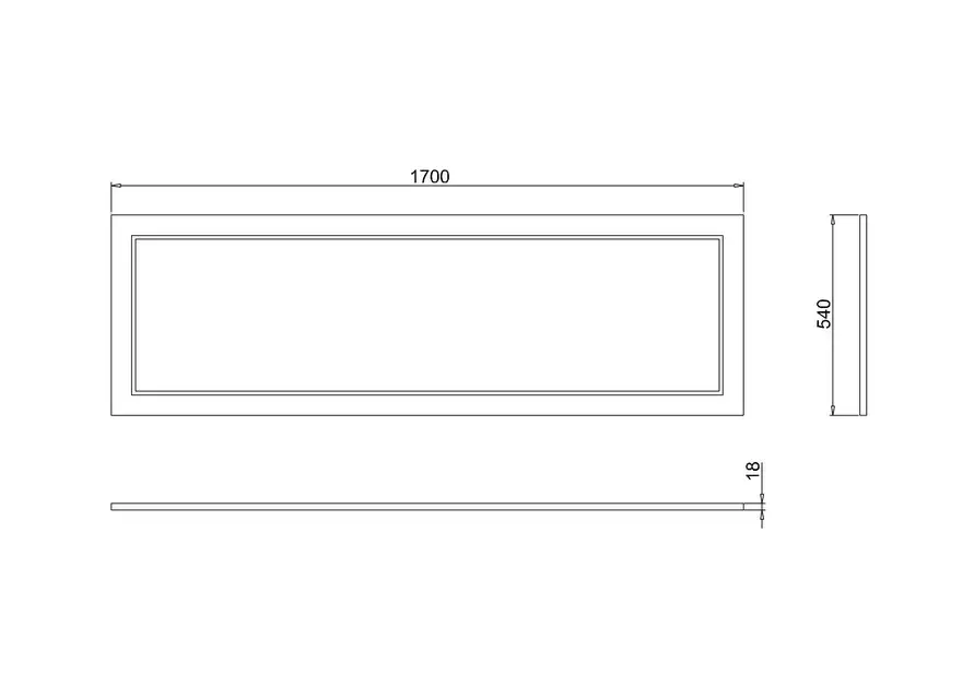 Thumbnail: Burlington Arundel 170 Bath Side Panel